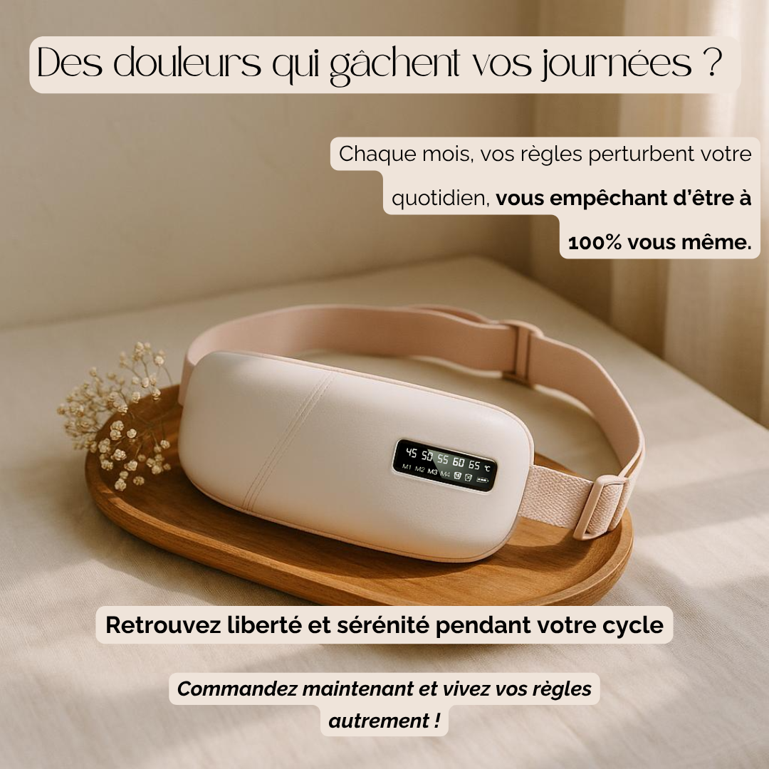 Ceinture Chauffante pour soulager vos douleurs menstruelles